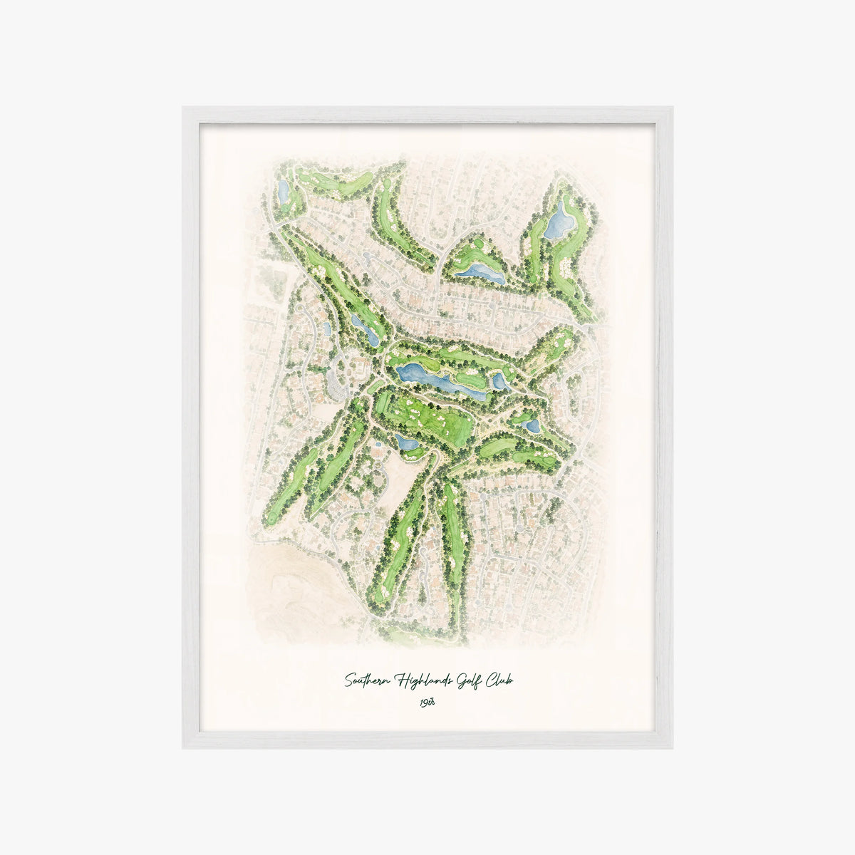 Southern Highlands Golf Club white frame