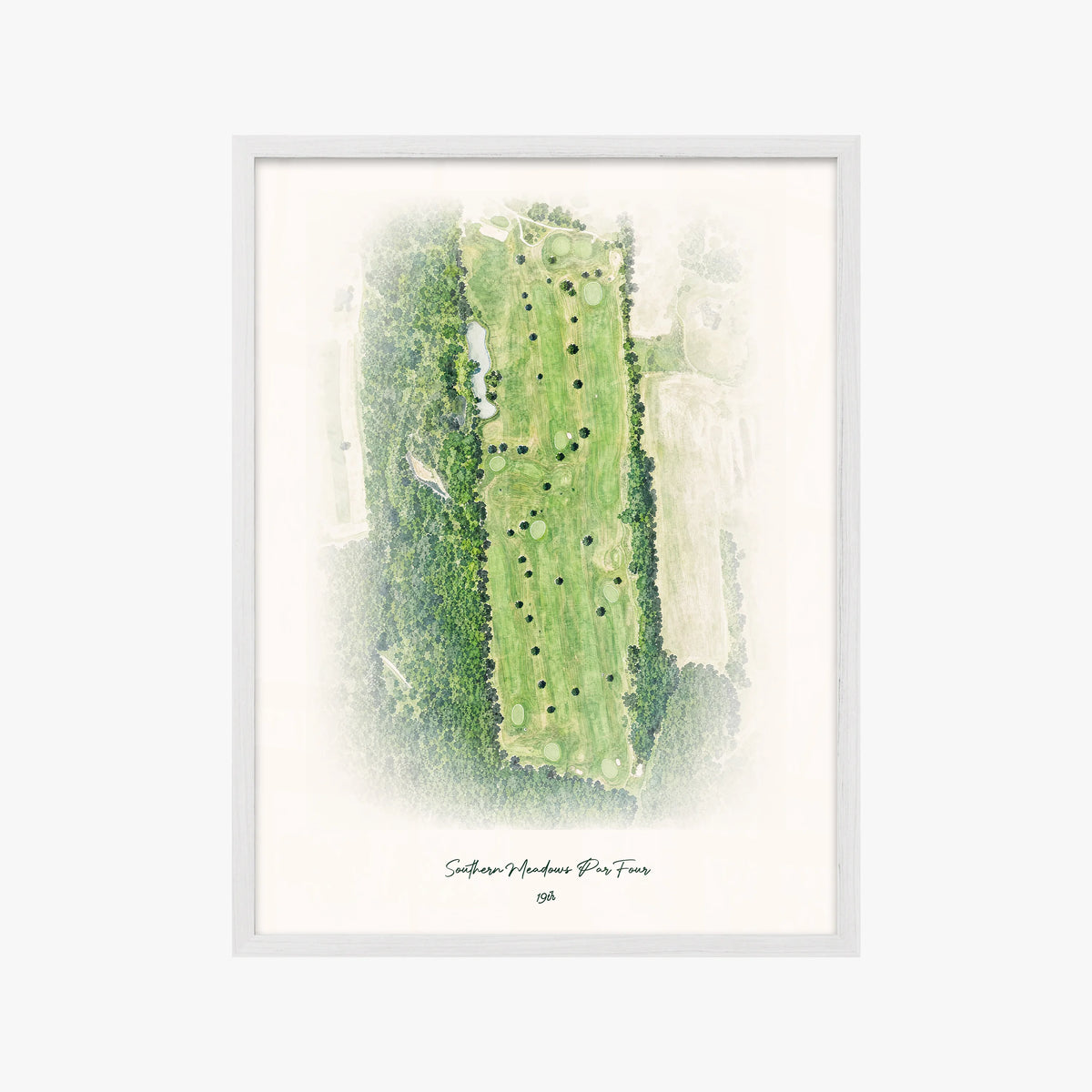 Southern Meadows Par Four white frame