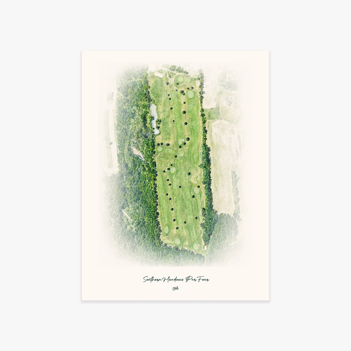 Southern Meadows Par Four printed artwork