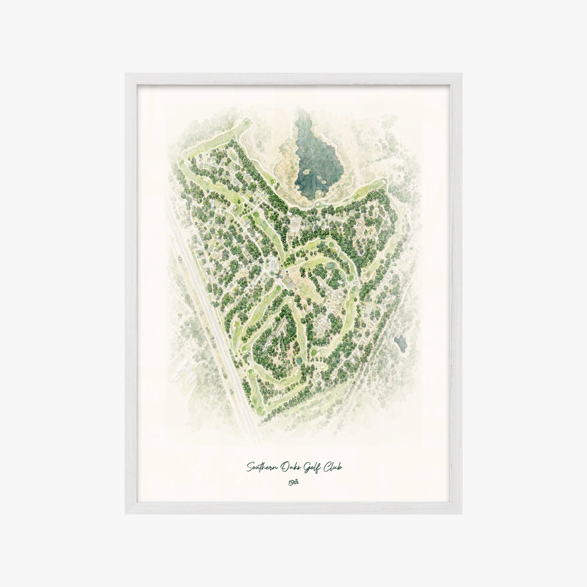 Southern Oaks Golf Club white frame