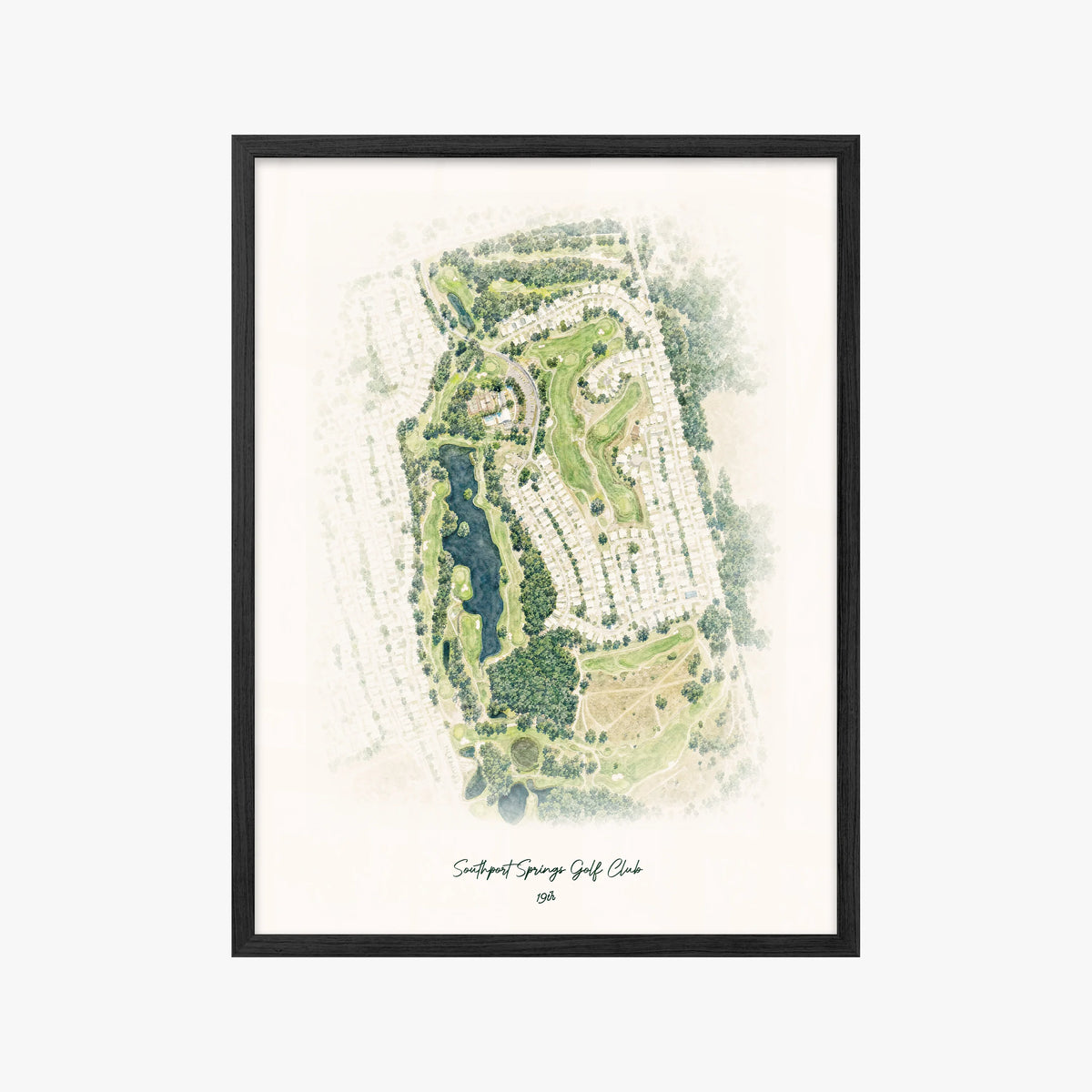 Southport Springs Golf Club black frame