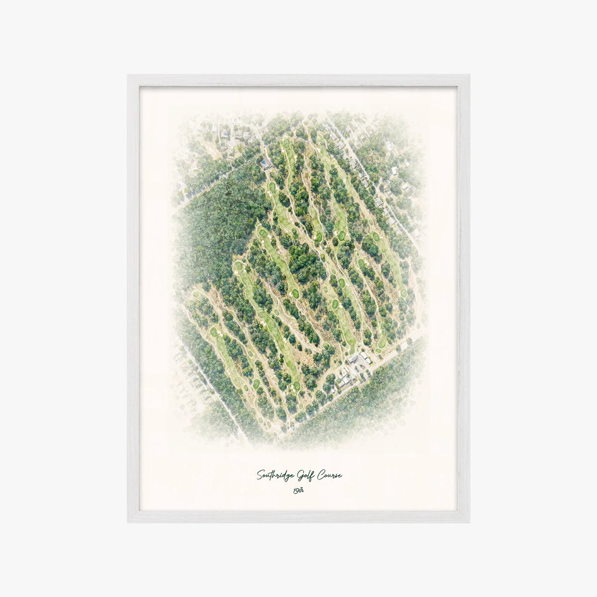 Southridge Golf Course white frame