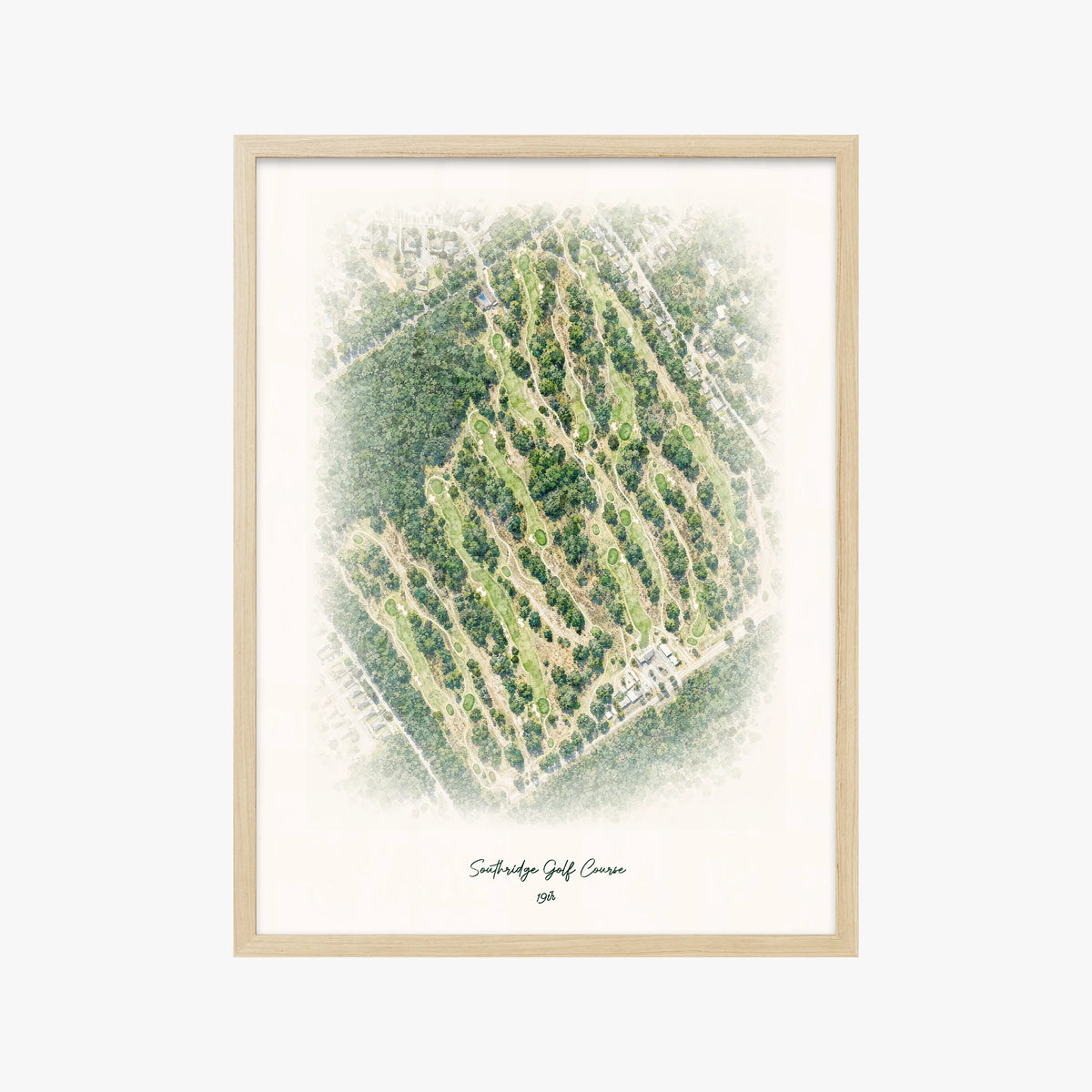 Southridge Golf Course wood frame