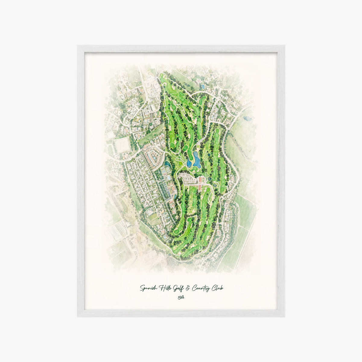 Spanish Hills Golf & Country Club white frame