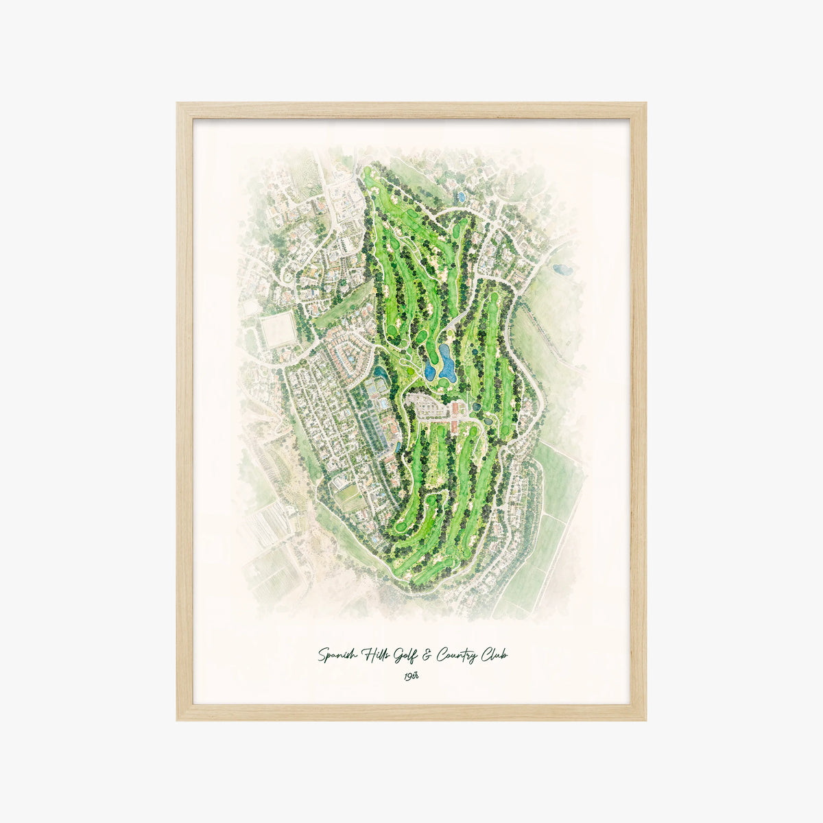 Spanish Hills Golf & Country Club wood frame