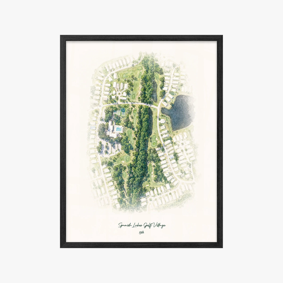 Spanish Lakes Golf Village black frame