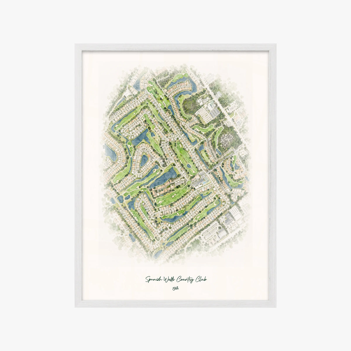 Spanish Wells Country Club white frame