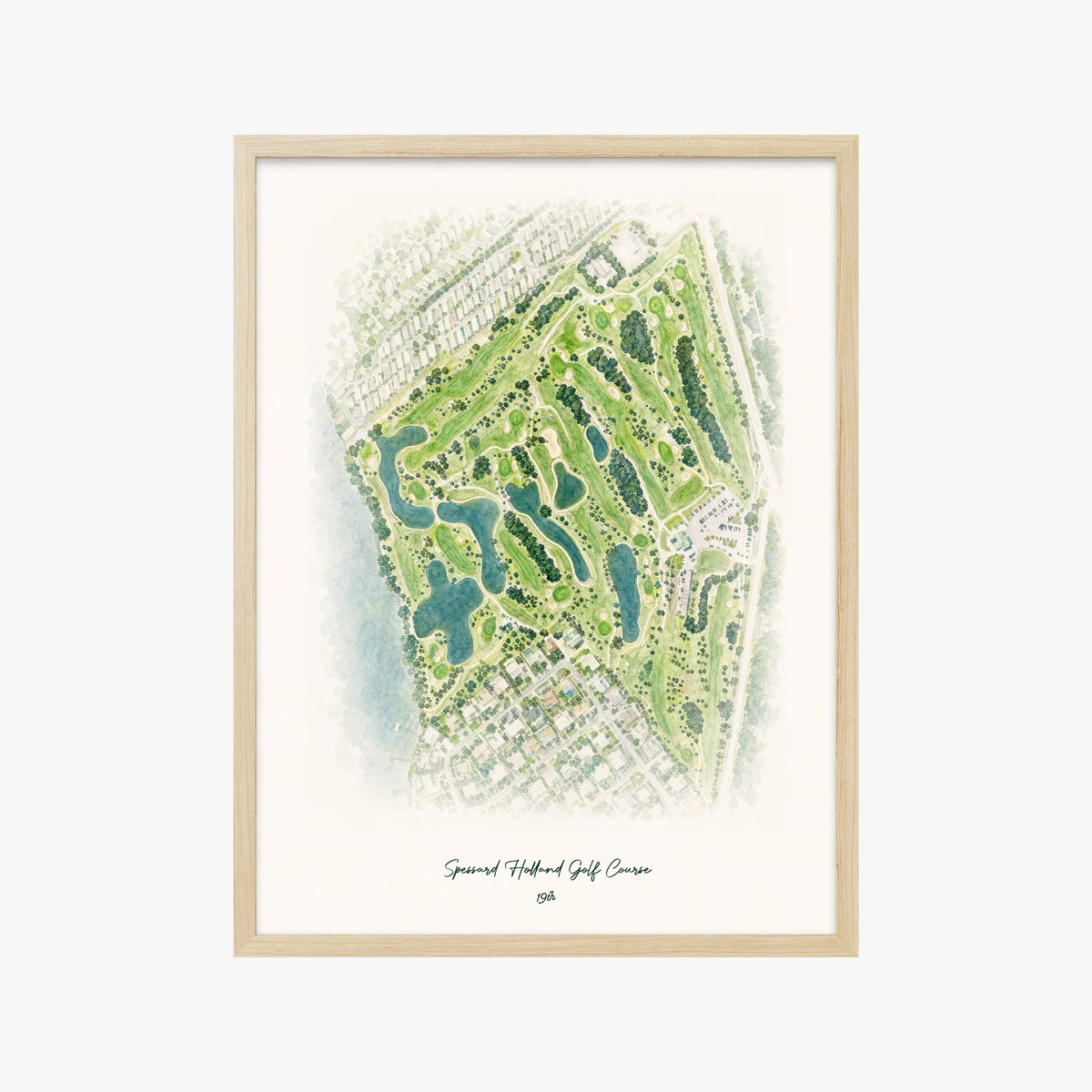 Spessard Holland Golf Course wood frame