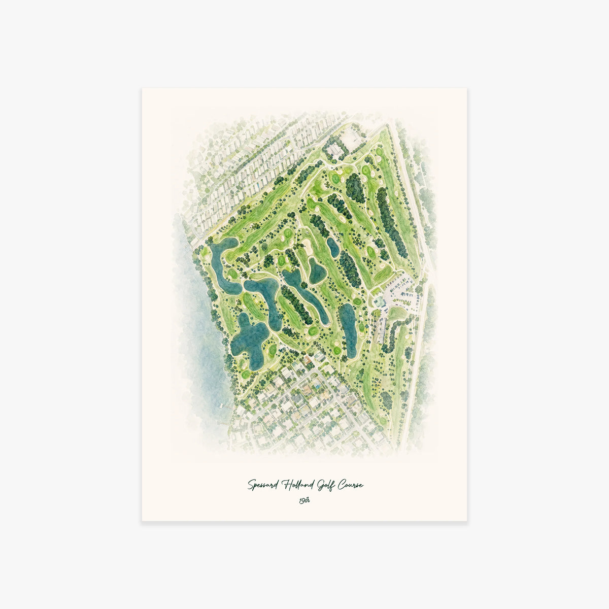 Spessard Holland Golf Course printed artwork