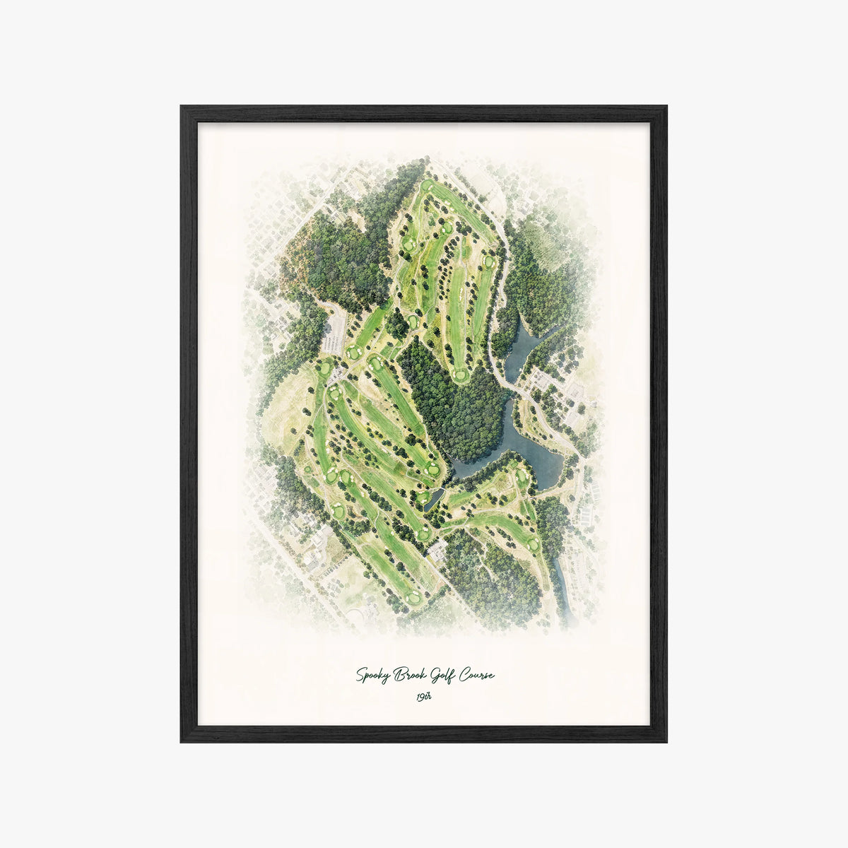 Spooky Brook Golf Course black frame