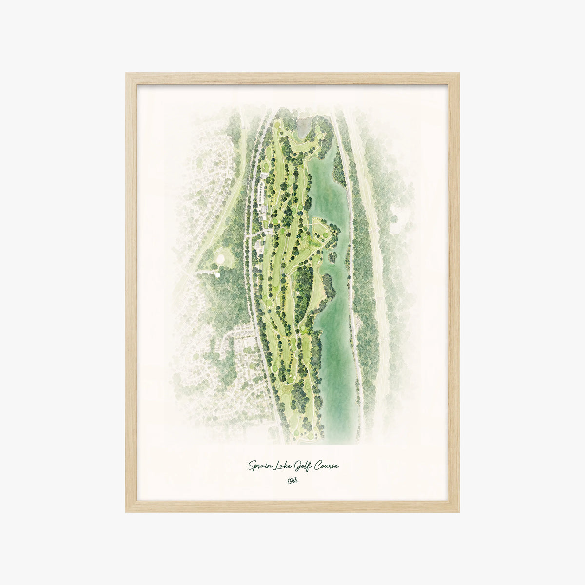 Sprain Lake Golf Course wood frame