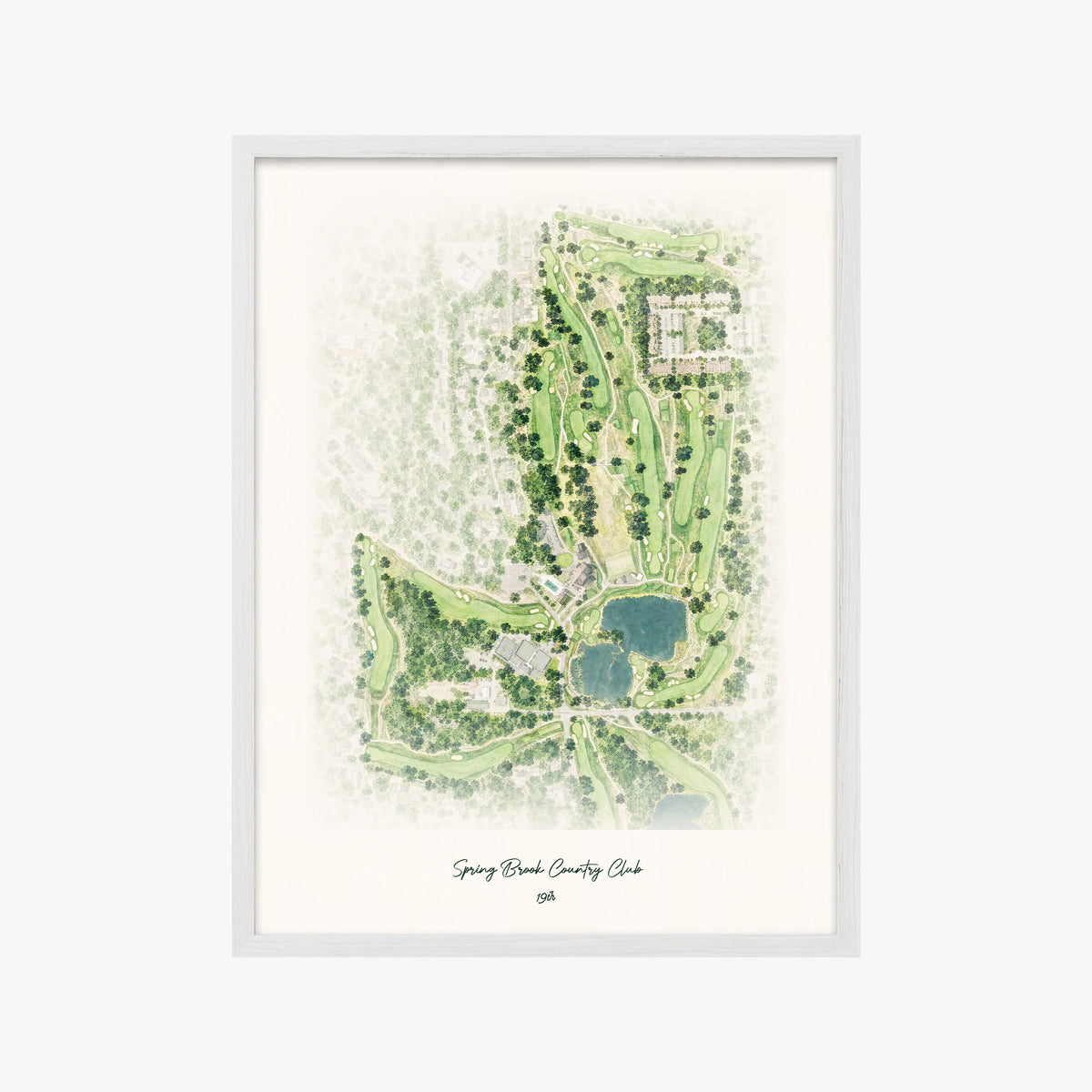 Spring Brook Country Club white frame