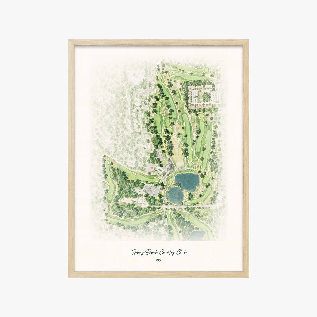 Spring Brook Country Club wood frame