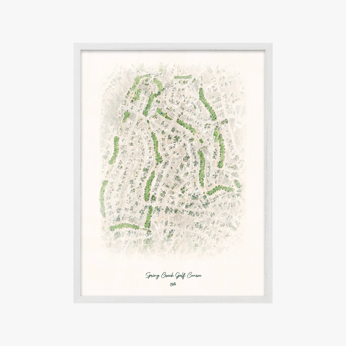 Spring Creek Golf Course white frame