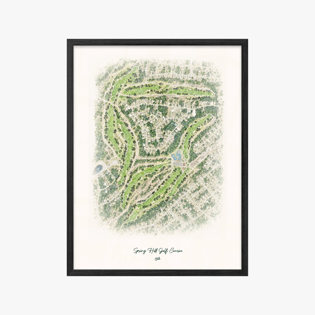 Spring Hill Golf Course black frame