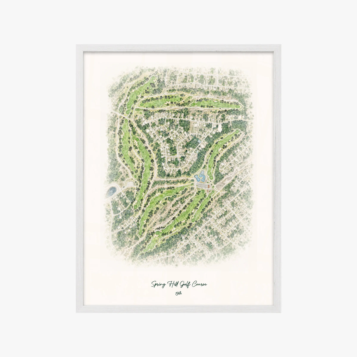 Spring Hill Golf Course white frame