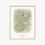 Spring Hill Golf Course wood frame