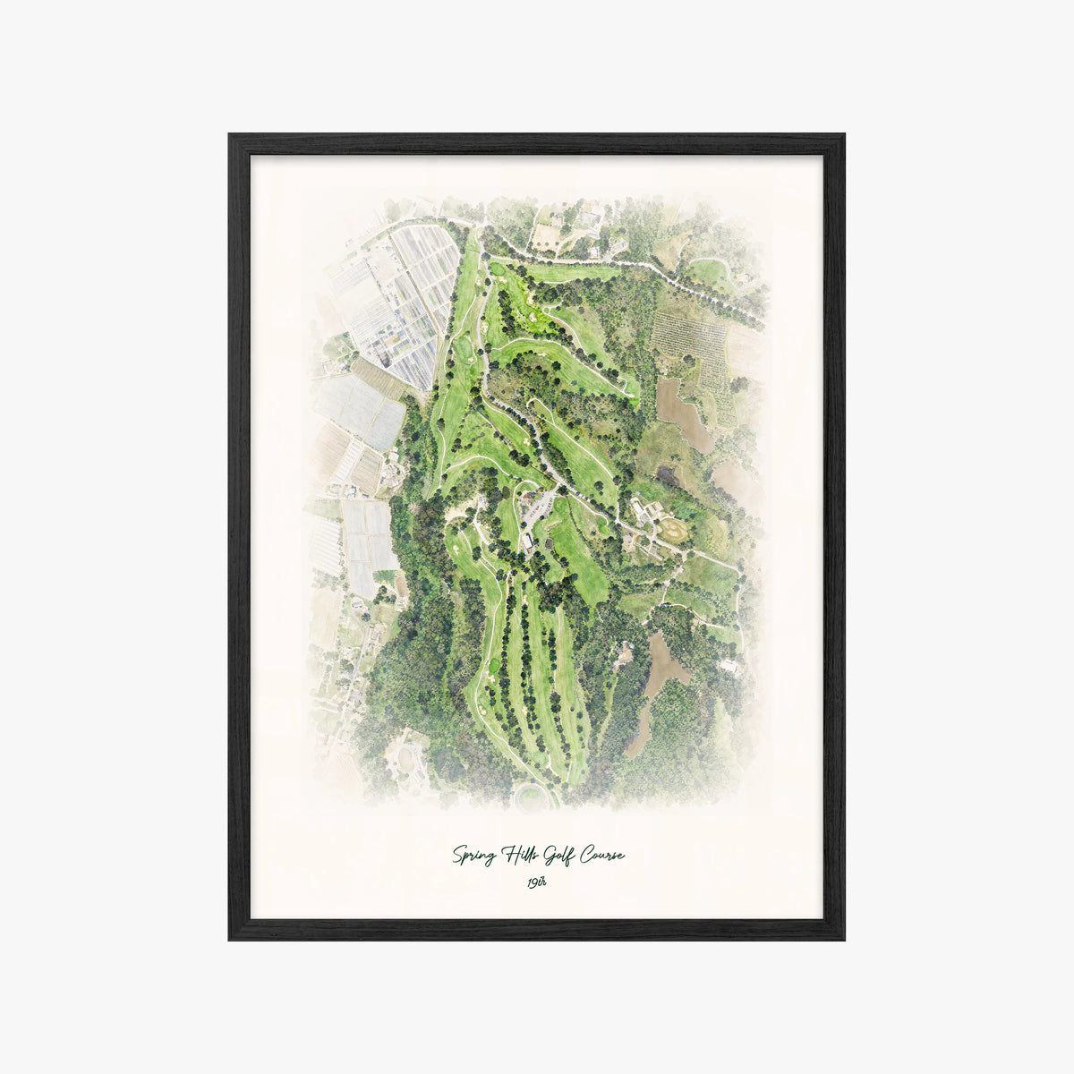 Spring Hills Golf Course black frame