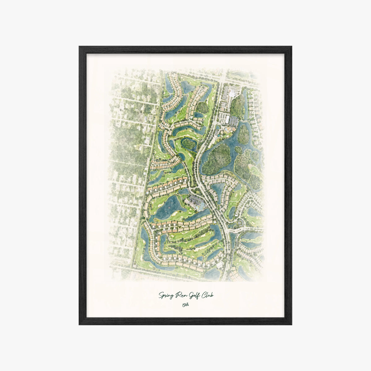 Spring Run Golf Club black frame