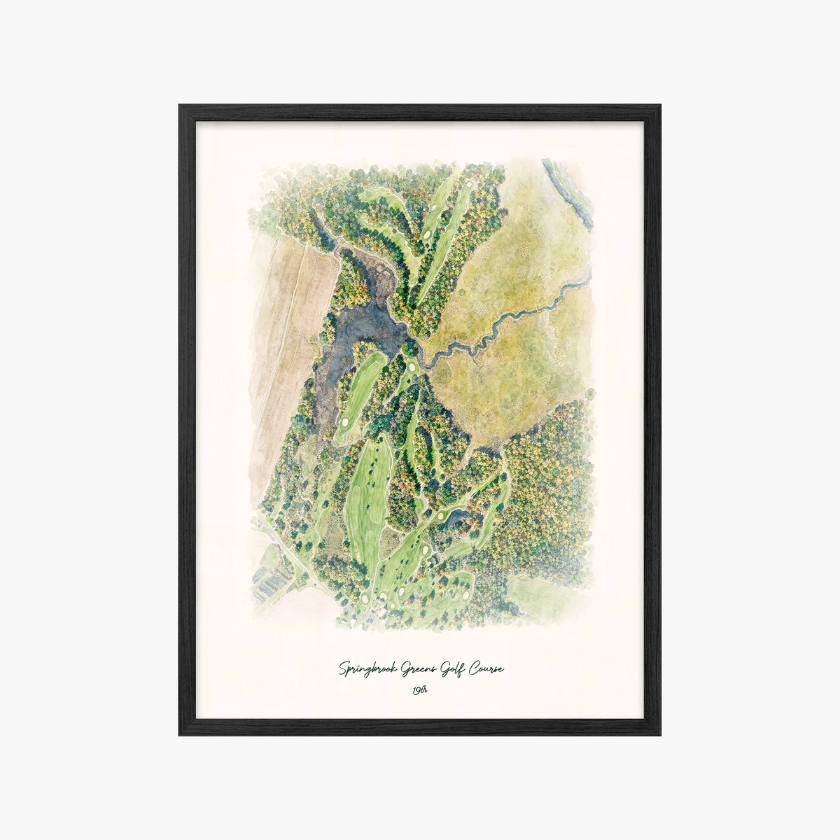 Springbrook Greens Golf Course black frame
