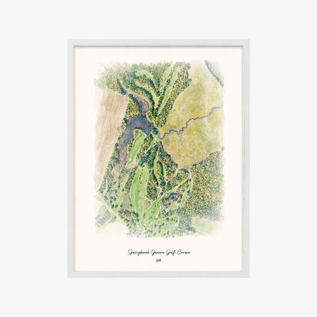 Springbrook Greens Golf Course white frame