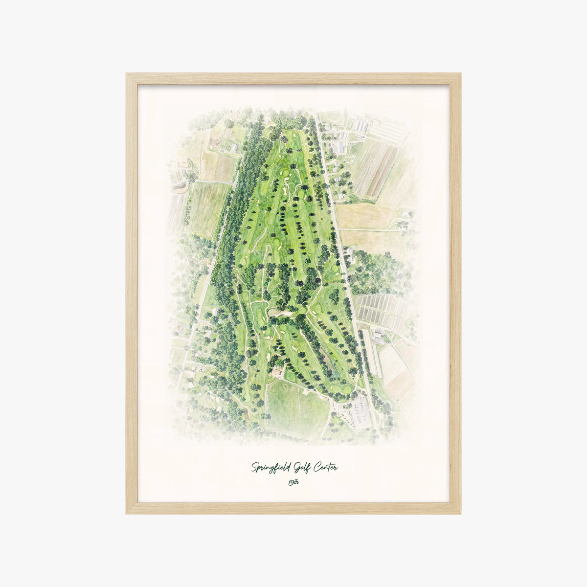 Springfield Golf Center wood frame