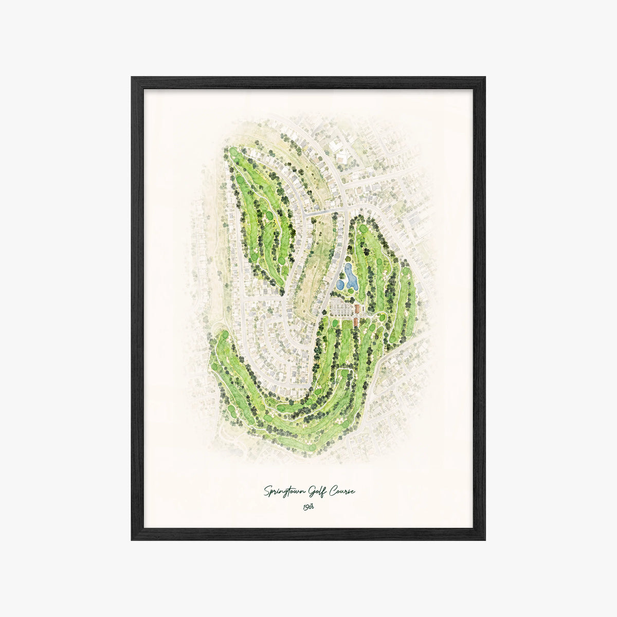 Springtown Golf Course black frame