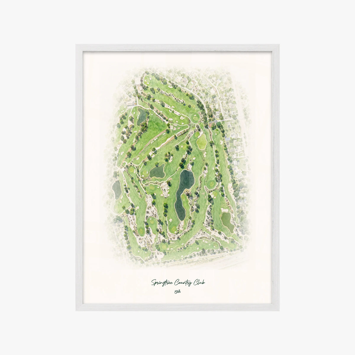 Springtree Country Club white frame