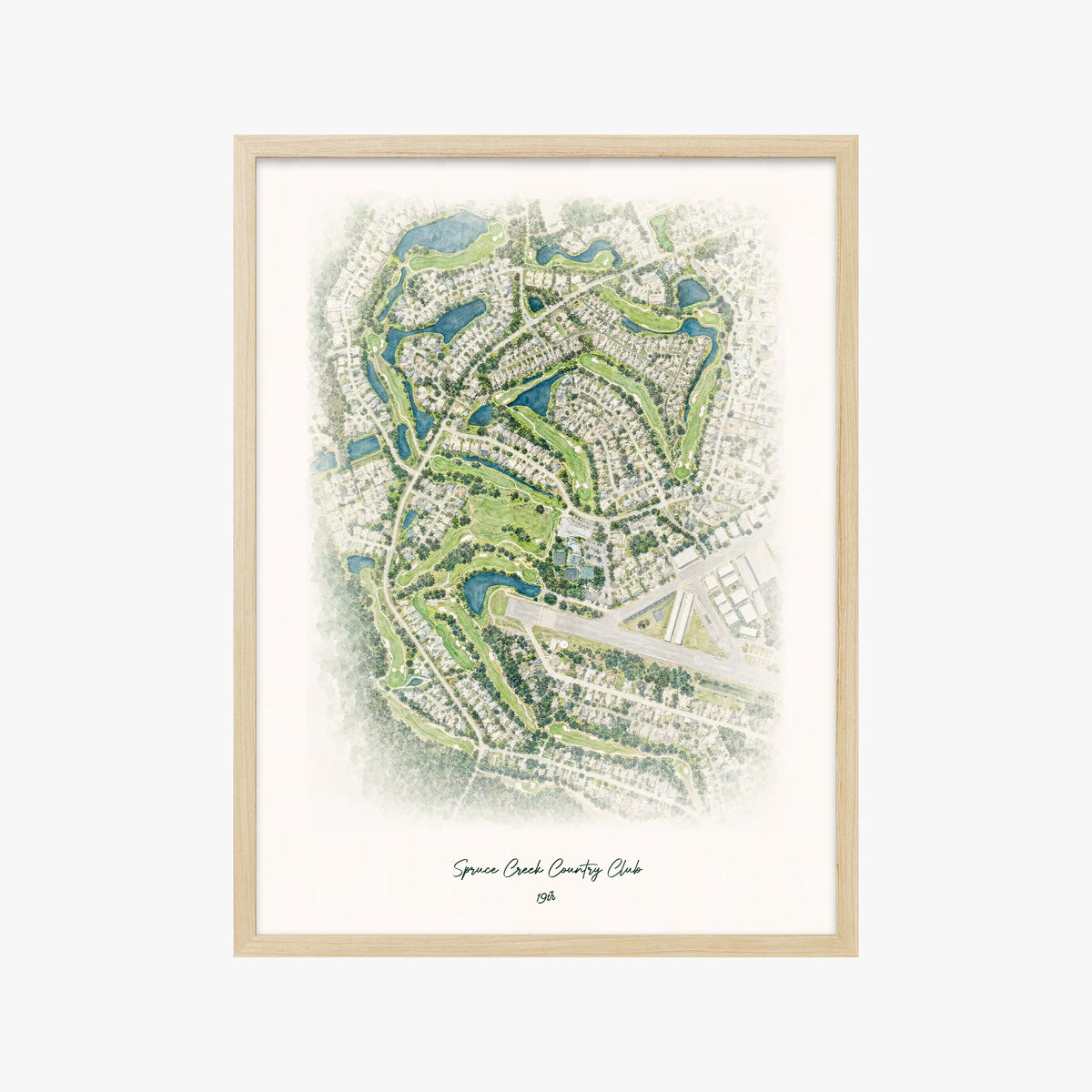 Spruce Creek Country Club wood frame