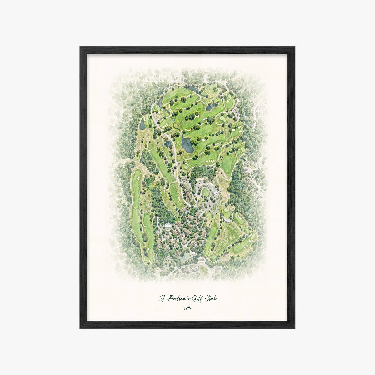 St. Andrew's Golf Club black frame