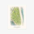 St. Andrews Links Golf Course printed artwork
