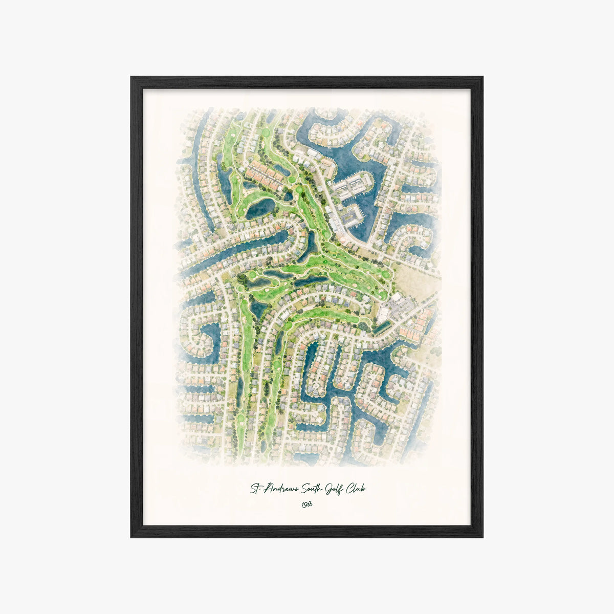 St. Andrews South Golf Club black frame