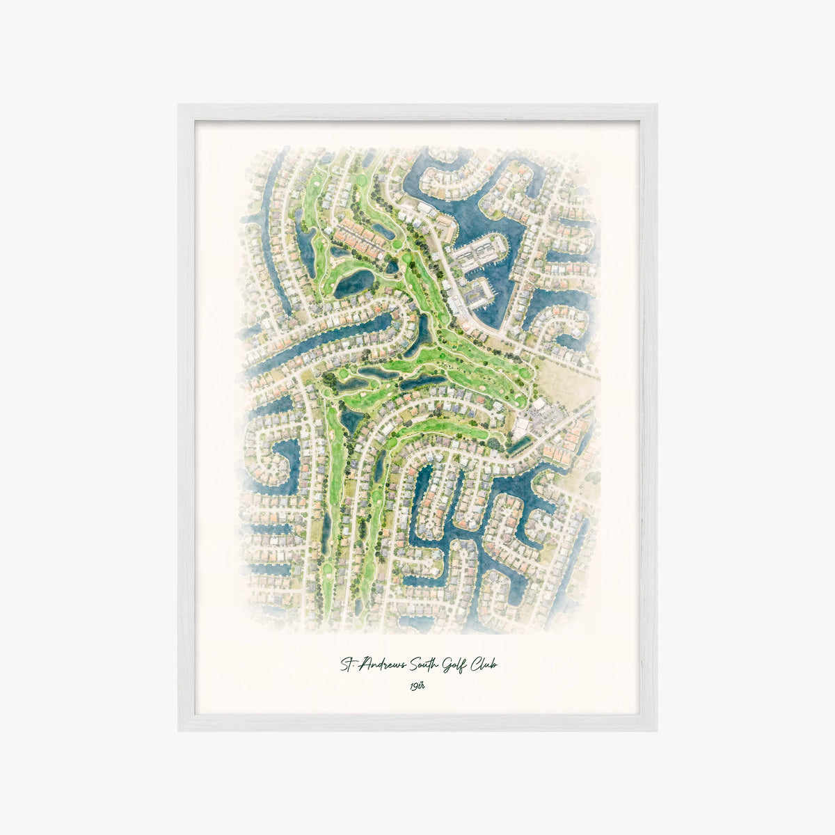 St. Andrews South Golf Club white frame
