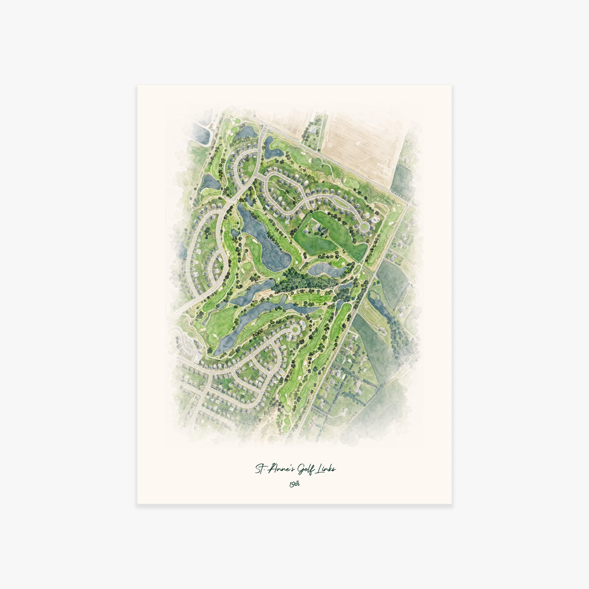 St. Anne's Golf Links printed artwork