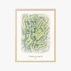St. Augustine Shores Golf Club wood frame