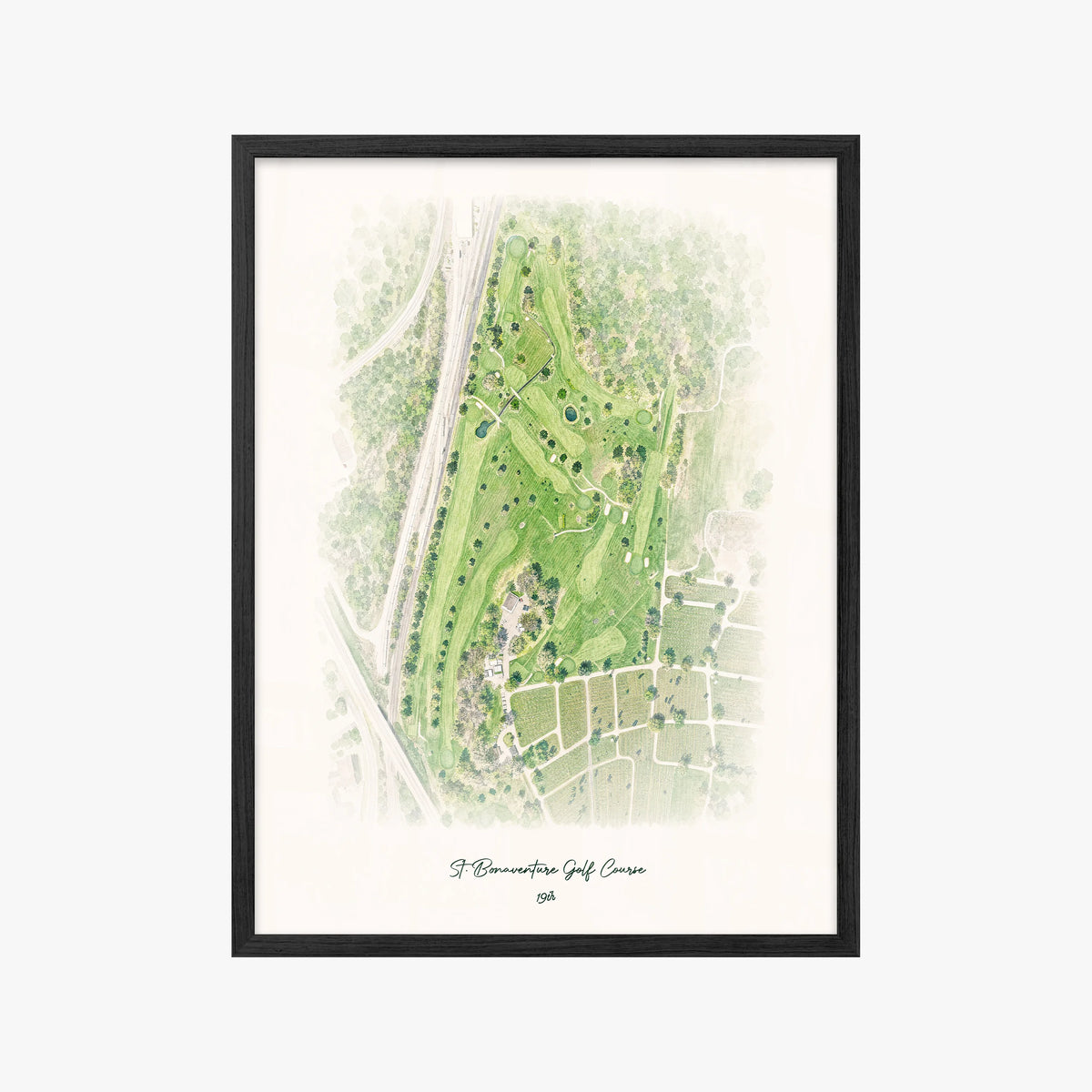 St. Bonaventure Golf Course black frame