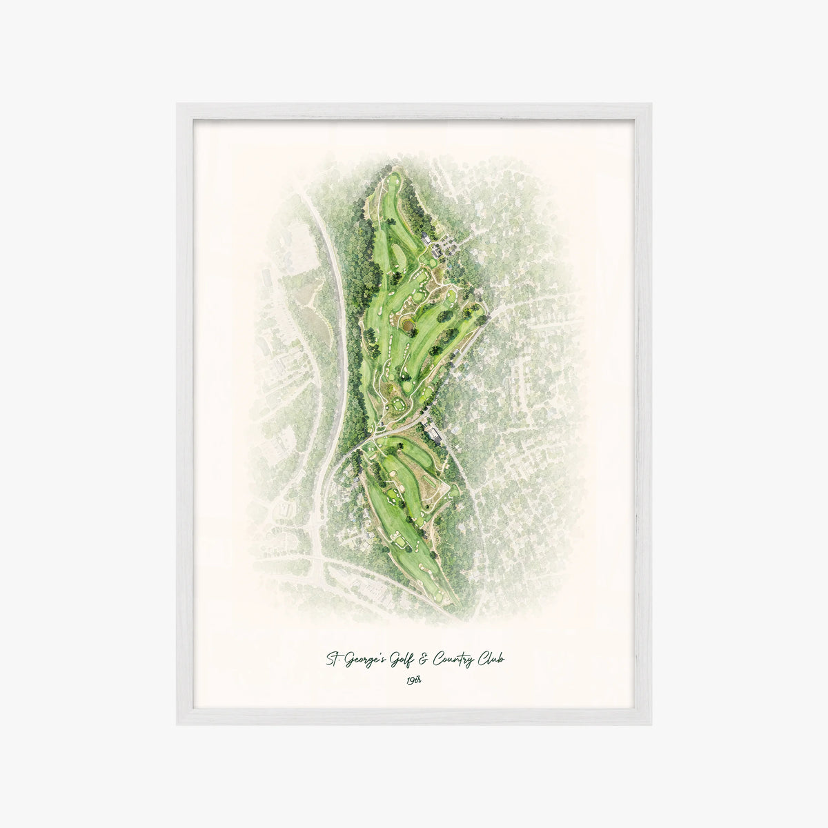 St. George's Golf & Country Club white frame