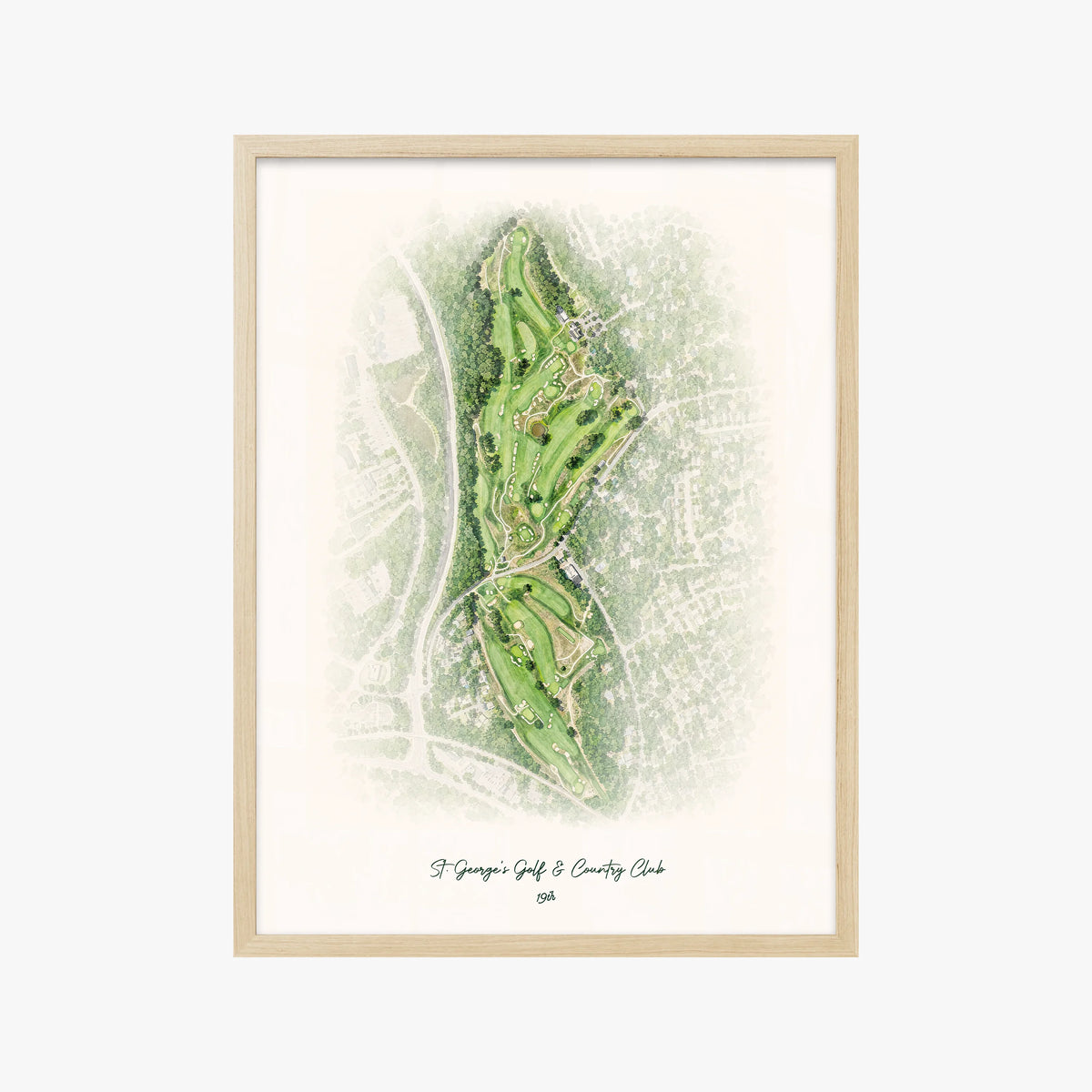 St. George's Golf & Country Club wood frame