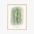 St. Johns County Golf Course wood frame
