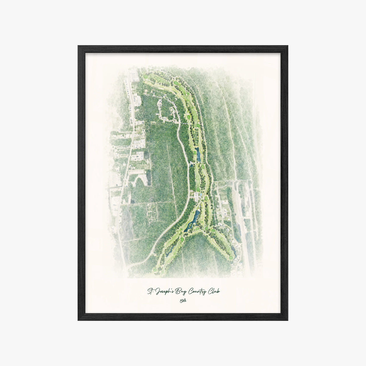 St. Joseph's Bay Country Club black frame