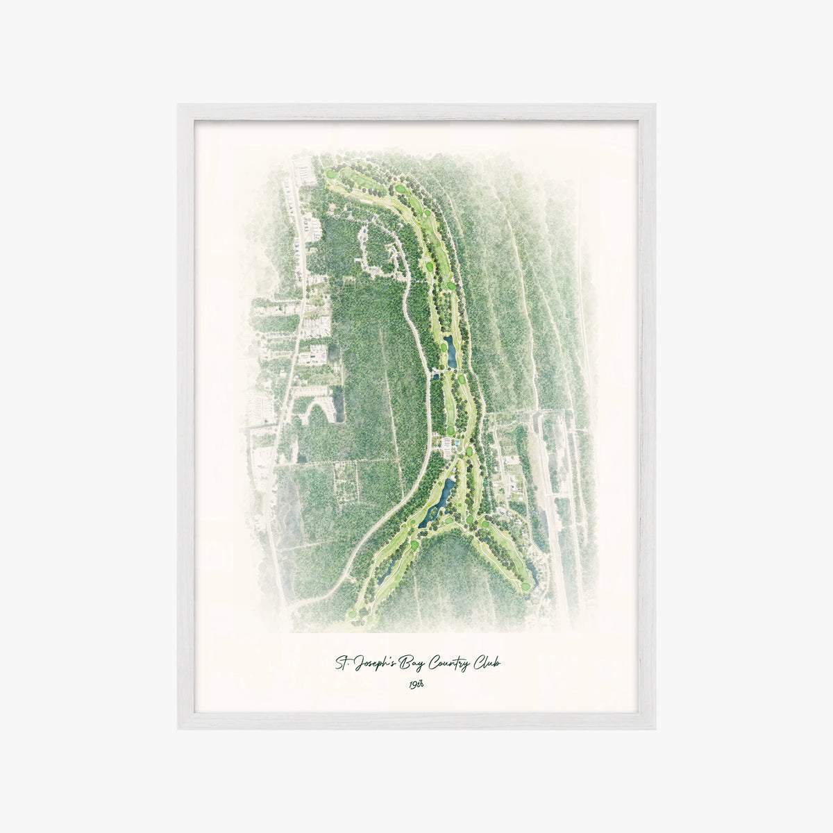 St. Joseph's Bay Country Club white frame