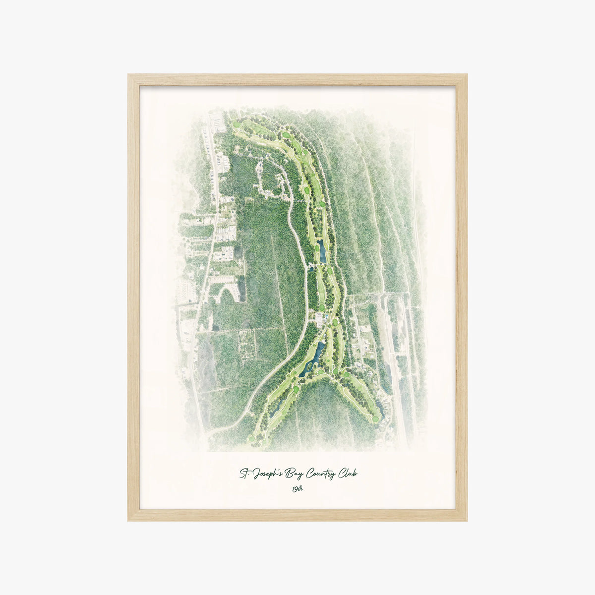 St. Joseph's Bay Country Club wood frame