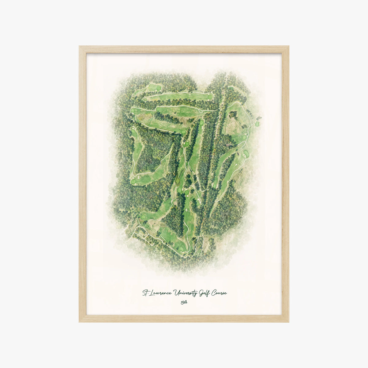 St. Lawrence University Golf Course wood frame