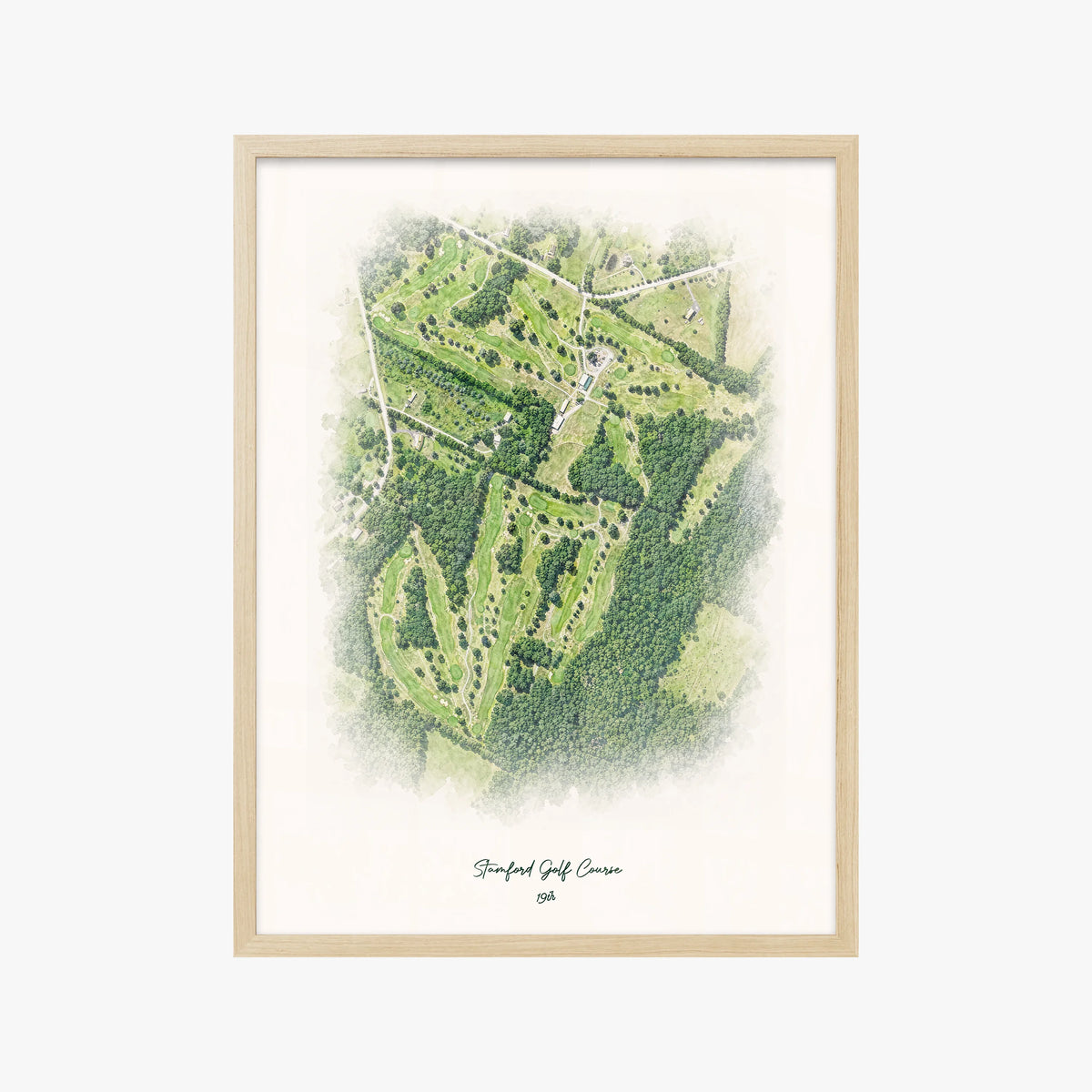 Stamford Golf Course wood frame