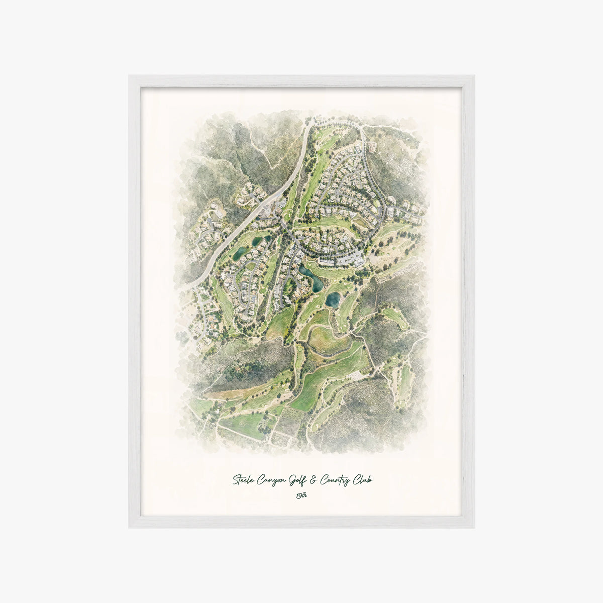 Steele Canyon Golf & Country Club white frame