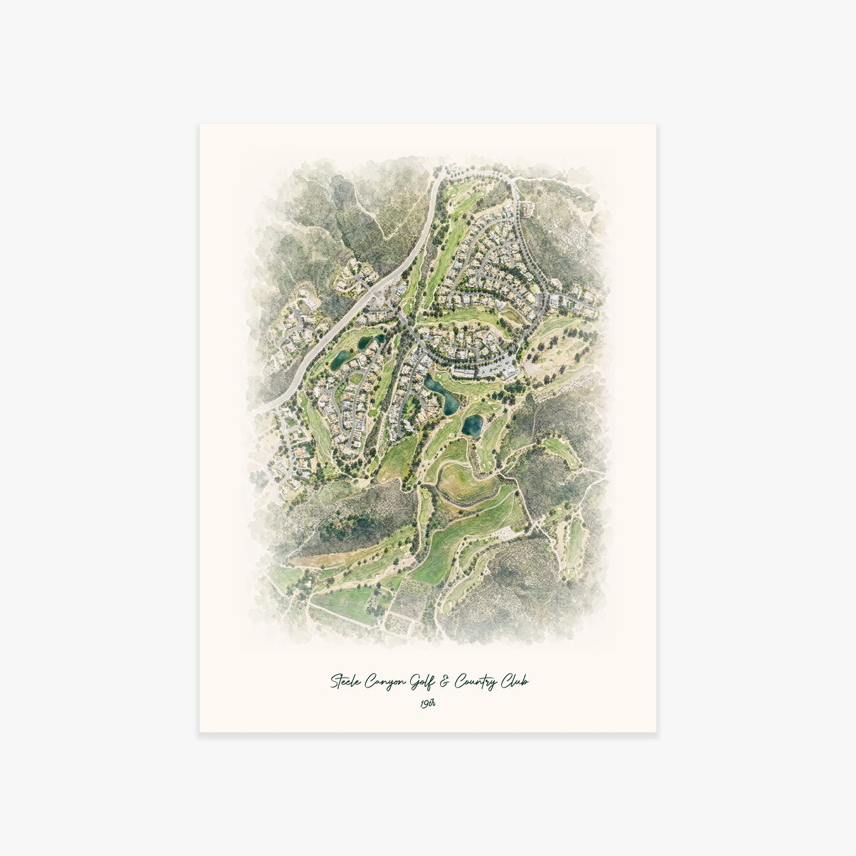 Steele Canyon Golf & Country Club printed artwork