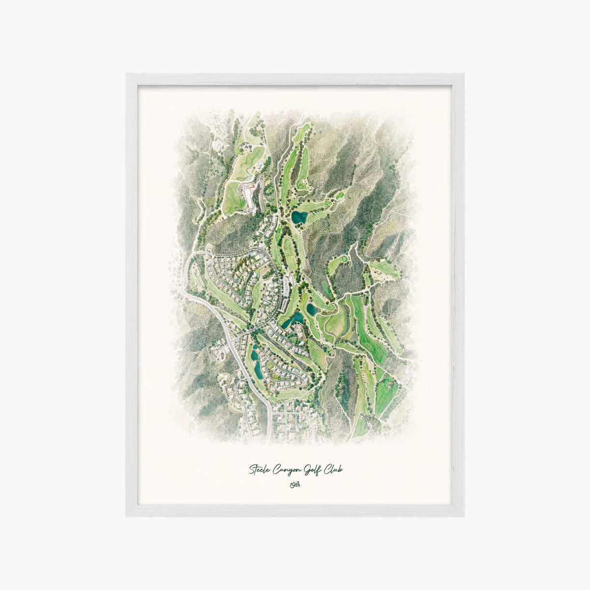 Steele Canyon Golf Club white frame