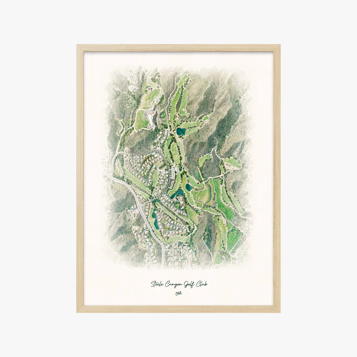 Steele Canyon Golf Club wood frame