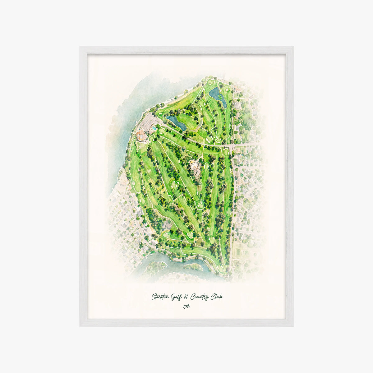 Stockton Golf & Country Club white frame