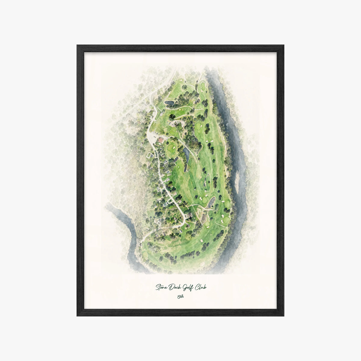 Stone Dock Golf Club black frame